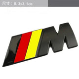 BMW M Power Metal Car Front Grille Emblem Rear Sticker