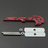 Dodge SRT Metal Car Front Grille Emblem Auto Body Side Sticker Decal