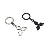 Mitsubishi Logo Metal Car Key Rings Keychain Pendant