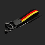 Mercedes Benz AMG Nylon Webbing Car Key Chain Keychain Holder Keyring