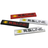 Renault Metal RS Line Logo Metal Car Rear Sticker Emblem Badge Decal