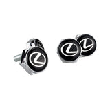 4pcs/set Lexus Logo Stainless Steel Car License Plate Bolts