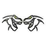 Dodge Dinosaur Logo Metal Car Rear Sticker Trunk Emblem Badge Decal