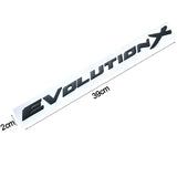 Mitsubishi EVOLUTION X ABS Car Rear Sticker Decal Trunk Emblem Badge