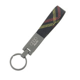 Audi Oxford Webbing Metal Car Keychain Keyring