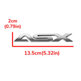 Mitsubishi ASX Letter ABS Car Trunk Sticker Decal Auto Emblem Badge