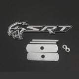Dodge SRT Metal Car Front Grille Emblem Auto Body Side Sticker Decal