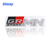 Car Rear Body Emblem Decal for GR Sport MN Yaris Hiace Estima Hilux Rav4 Supra Camry Crown Prado Levin CHR Avalon Corolla