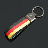 Mercedes Benz Nylon Webbing Car Keyring Keychain Pendant