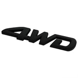 Car Styling 3D 4WD Metal Zinc Alloy RearTrunk Fender Adhesive Badge Body Tailgate Displaceme Emblem for RAV4 Accessories