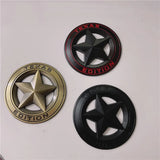 Jeep TEXAS Edition Metal Car Body Side Fender Sticker Decal Auto Trunk Emblem Badge