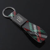 Audi Car Logo Keychain Pendant Key Chain Holder