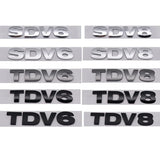 Land Rover SDV6 SDV8 TDV6 TDV8 Logo ABS Car Rear Sticker Decal Emblem Badge