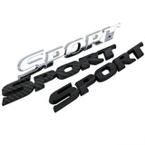 3D ABS Plastic Sport Logo Car Sticker Trunk Emblem Badge Door Decals for Highlander SUV C-HR Camry Corolla Auris Yaris