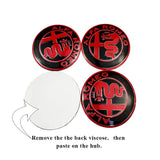 60mm/65mm Alfa Romeo Car Wheel Center Hub Sticker Decal