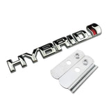 13.4x2cm Car Trunk Front Girlle Badge Sticker for Toyota Hybrid Yaris Avalon Auto Whole Body Emblem Decal Exterior Accessories