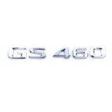 For GS300 GS350 GS430 GS460 Shinny Black Silver Car Styling Sticker Fender Body Trunk Emblem Auto Unique Decal Accessories