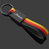 Audi RS3 RS4 RS5 RS6 RS7 RS8 Car Logo Metal Key Chain Key Holder