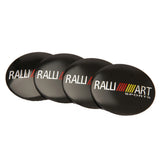 4pcs/set 56mm/60mm/65mm Mitsubishi Ralliart Car Wheel Center Hub Sticker Decal
