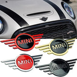 14.5*6.5CM Metal Car Front Cover Sticker For MINI Cooper