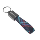 BMW M Power Oxford Webbing Car Keychain Pendant