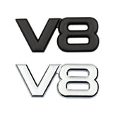Car Trunk Emblem Sticker for Toyota V8 Aygo CHR Auris Rav4 Yaris Corolla Auto Badge Whole Body Decal Exterior Accessories