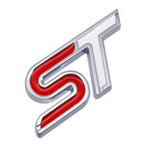 Ford ST Logo Metal Car Rear Sticker Auto Body Side Emblem Badge Decal