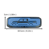 Jeep Launch Edition Logo Metal Car Body Fender Side Sticker Decal Auto Front Grille Emblem Badge