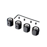 4pcs/set Chrysler Mopar Anti-Theft Car Air Valve Stem Cap Auto Tyre Valve Covers