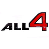 ABS Car Emblem Sticker ALL 4 Letter Badge ALL4 Decal for MINI COOPER JCW R60 R61 F60 Cooper S Countryman Paceman Accessories