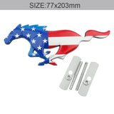 20.3x7.7cm Ford Mustang Logo Metal Car Rear Sticker Decal Auto Grille Emblem Badge