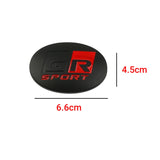 Car Steering Wheel Center Sticker for Toyota GR Sport Corolla Rav4 Auris Yaris Prius C-HR Trunk Side Badges Accessories