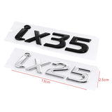 Hyundai IX25 IX35 Logo ABS Car Rear Emblem Badge Auto Trunk Sticker Decal