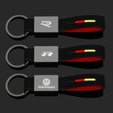 Volkswagen VW R Nylon Webbing Car Keychain Pendant Key Chain Holder