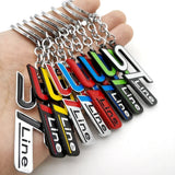 Ford ST Line Logo Metal Car Keychain Keyring