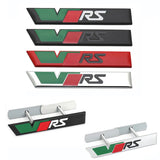 Skoda VRS Logo Metal Car Front Grille Emblem Badge Rear Sticker Decal