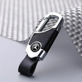 Mercedes Benz Leather Car Keychain Key Rings Holder Pendant