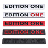 Audi Edition ONE Logo Metal Car Rear Sticker Trunk Emblem Badge Decal