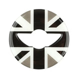 1pc Epoxy Car Steering Wheel Center Emblem Sticker Decoration for Mini Cooper Badge Interior Styling