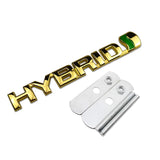 13.4x2cm Car Trunk Front Girlle Badge Sticker for Toyota Hybrid Yaris Avalon Auto Whole Body Emblem Decal Exterior Accessories