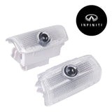 2PCS Car Door Welcome Laser Shadow Lamp Projector LED Light for Infiniti M Series EX Series G Series