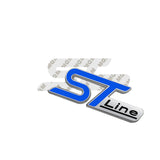 10x3.5cm Ford ST Line Metal Car Side Sticker Trunk Emblem Badge Decal