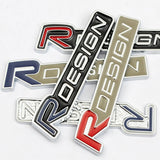 Volvo R Design Logo Metal Car Front Hood Grille Emblem Bagde Sticker Decal