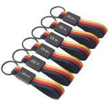 Audi Q3 Q5 Q7 Q2L Q5L SQ3 SQ5 SQ7 Car Logo Metal Key Ring Holder Keychain