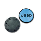6cm Jeep ABS Car Steering Wheel Center Sticker Decal Emblem Badge