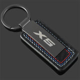 BMW X1 X2 X3 X4 X5 X6 X7 Logo Oxford Webbing Metal Car Keychain Keyring