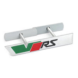 Skoda VRS Logo Metal Car Front Grille Emblem Badge Rear Sticker Decal