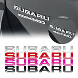 Subaru Logo Metal Letter Car Rear Sticker Decal Emblem Badge