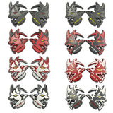 2pcs Dodge Demon SRT Metal Car Stickers Fender Side Badge Emblem