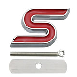 Ford S Logo Metal Car Front Grille Emblem Auto Rear Sticker Decal